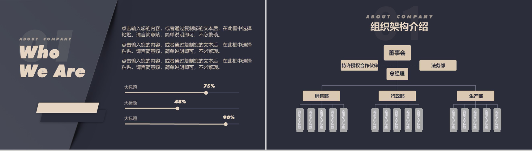 黑色商务风格创业项目商业计划书PPT模板-3