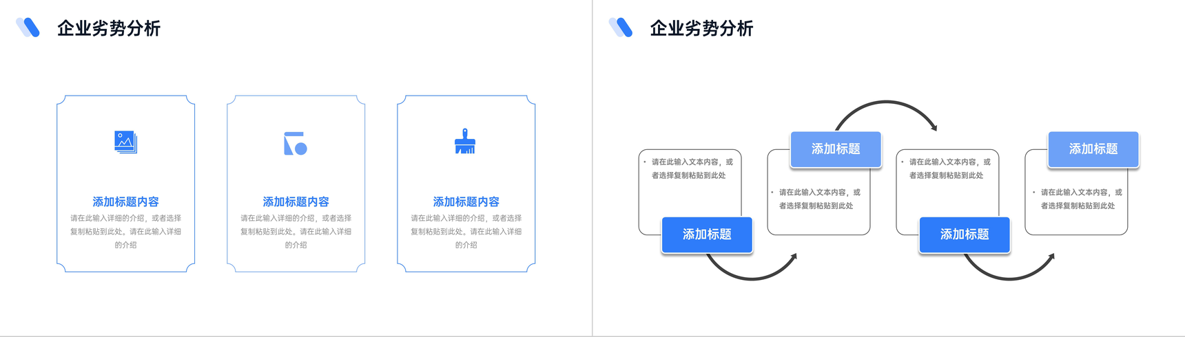 部门员工职业发展分析SWOT企业战略分析方法介绍PPT模板-5