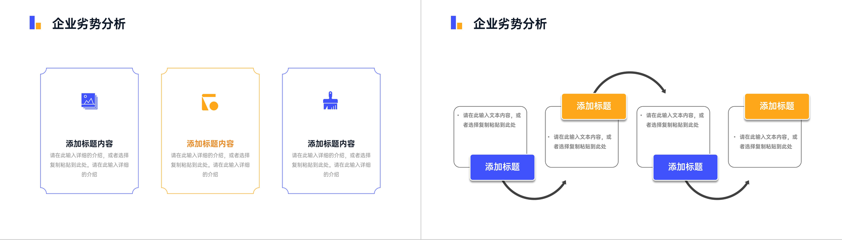 员工部门SWOT案例分析培训企业市场战略分析工作汇报总结PPT模板-5