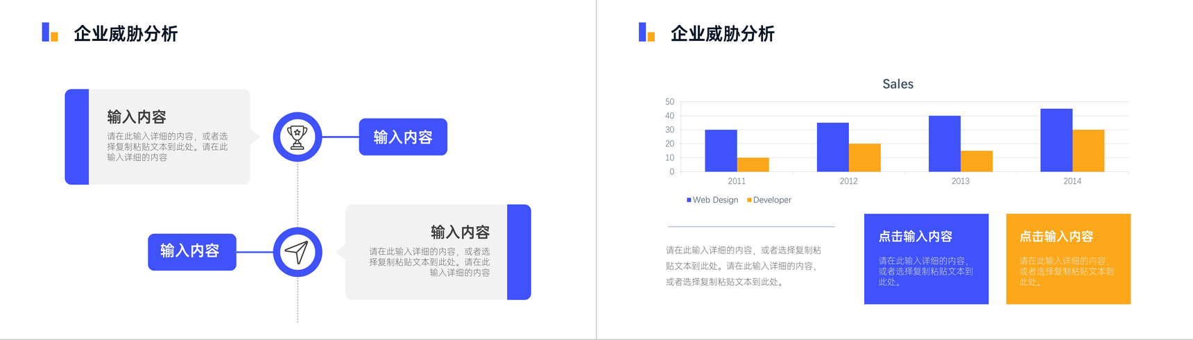 员工部门SWOT案例分析培训企业市场战略分析工作汇报总结PPT模板-7