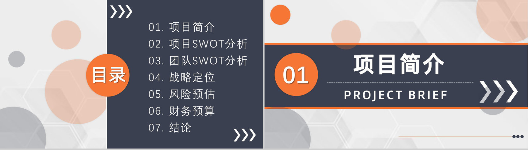 企业战略SWOT自我分析方法优势分析市场战略分析工作汇报PPT模板-2