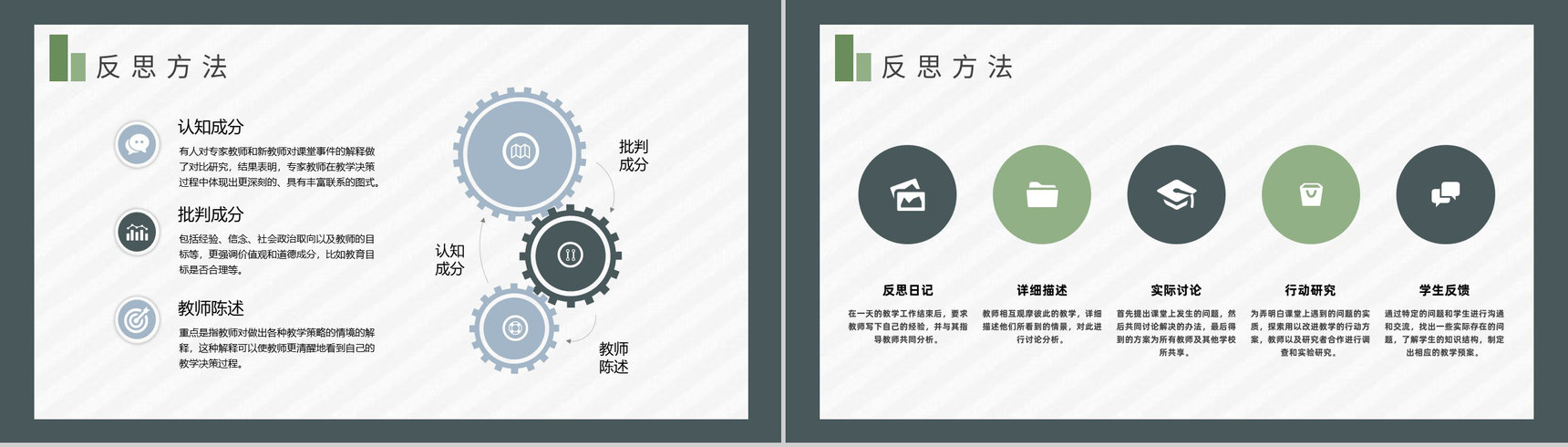 教学反思语文教师课后结果汇报总结PPT模板-8