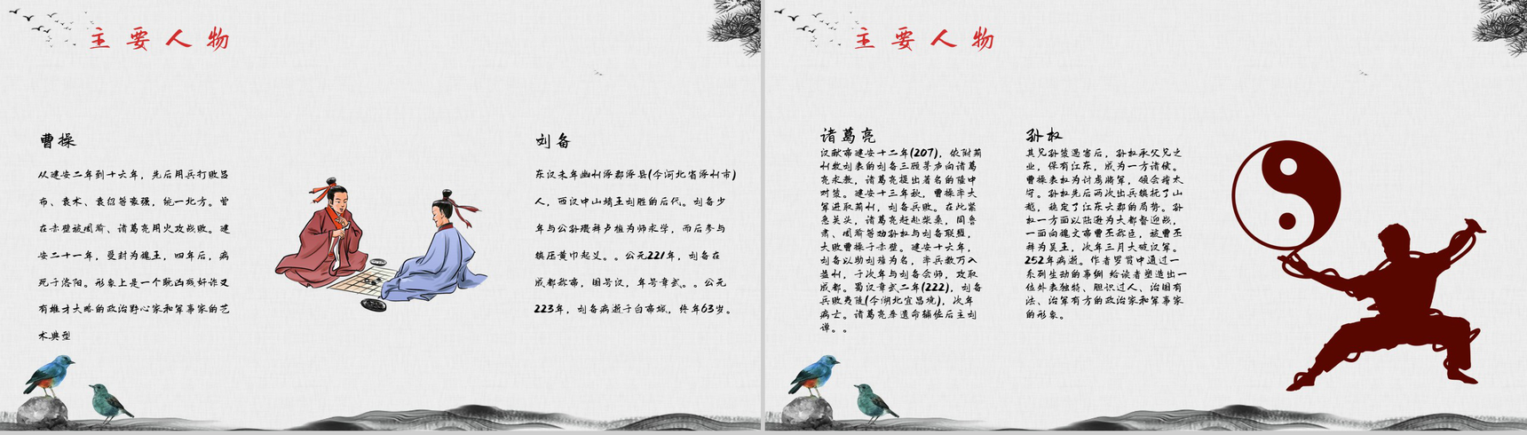 中国经典古典文学著作《三国演义》罗贯中名著作品赏析小说阅读心得分享PPT模板-5