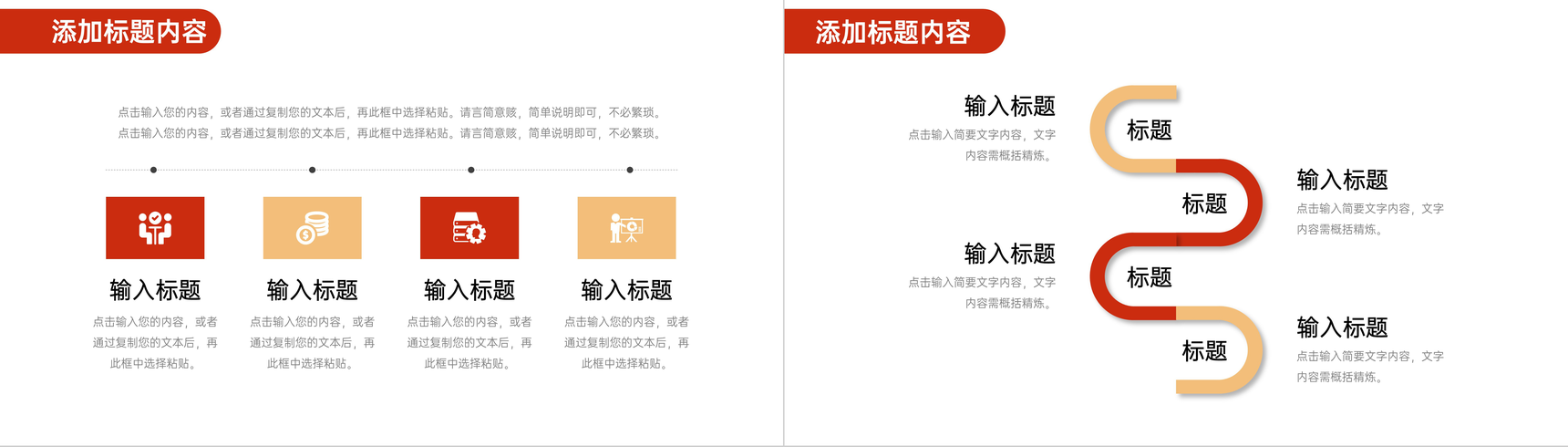 橙红个人工作经验分享总结效率提升学习PPT模板-3