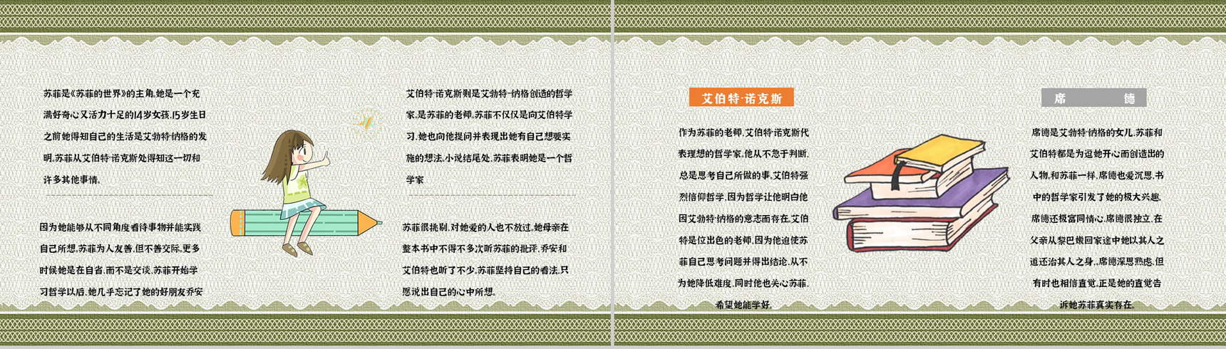 中学生必读名著乔斯坦贾德《苏菲的世界》西方哲学史学习知识点梳理PPT模板-5