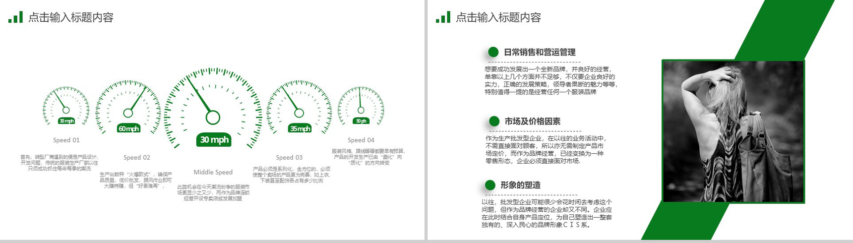 绿色高端时尚服装招商引资工作汇报营销策划工作总结PPT模板-4