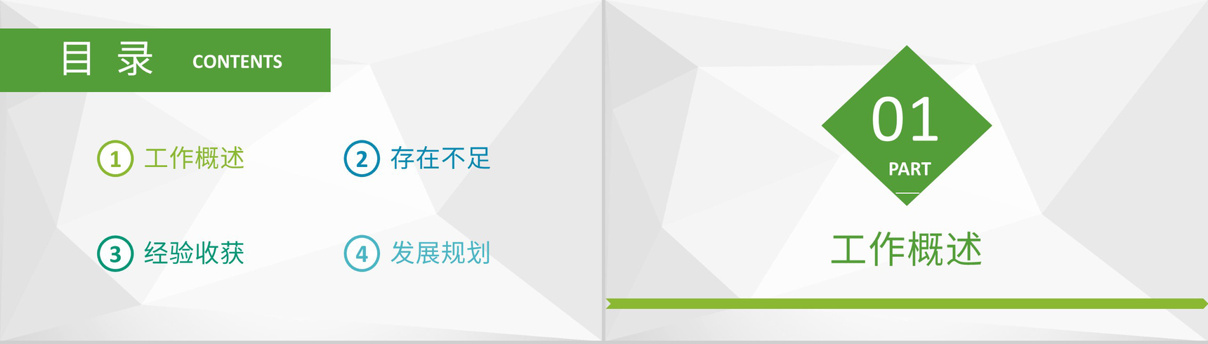 审计报告格式范文企业员工试用期转正述职报告PPT模板-2