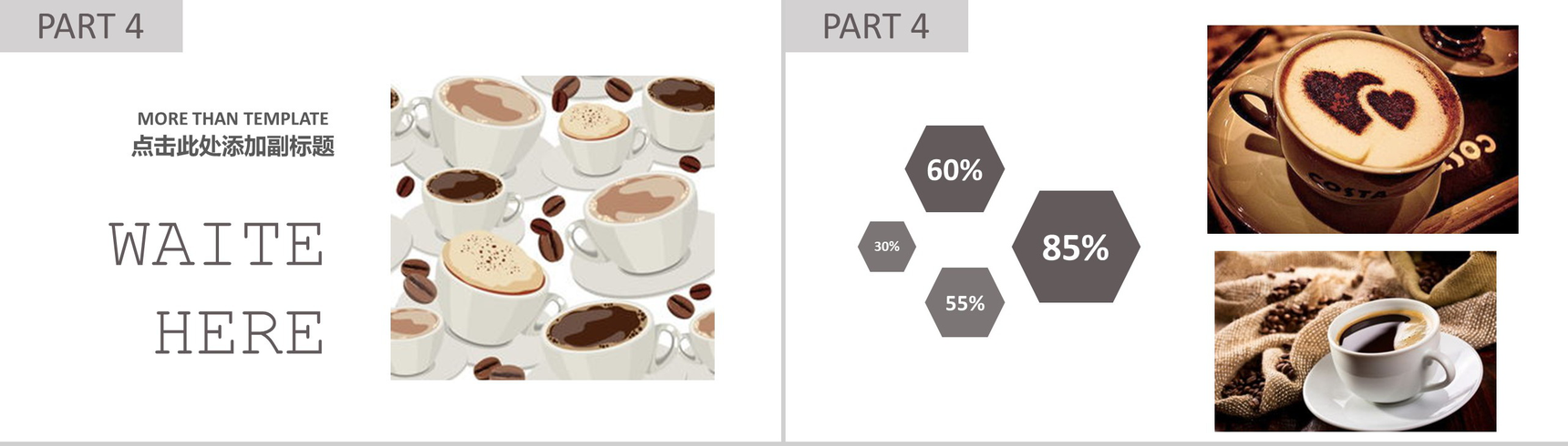 咖啡店品牌推广宣传通用PPT模板-11