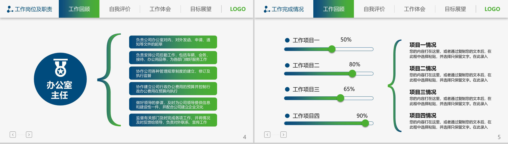 实用简约商务个人总结述职报告汇报总结PPT模板-3