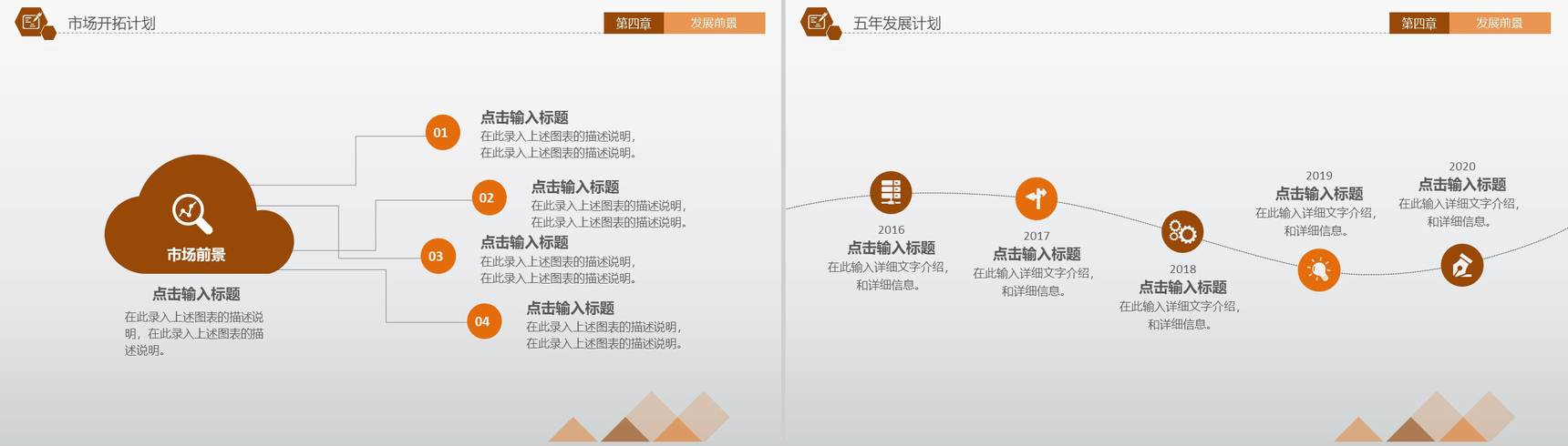 简洁实用创业商业合作融资计划书PPT模板-17