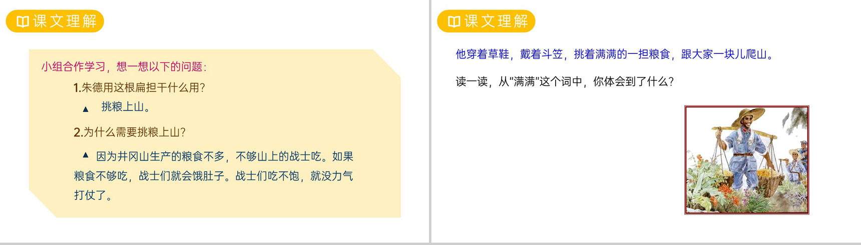 《朱德的扁担》人教版二年级上册语文PPT课件-7