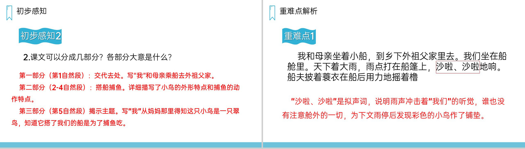 《搭船的鸟》人教版三年级上册语文PPT课件-8