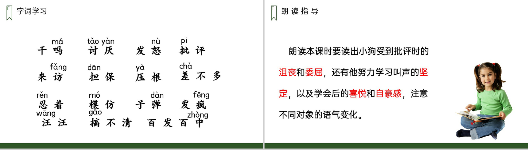 《小狗学叫》人教版三年级上册语文PPT课件-2