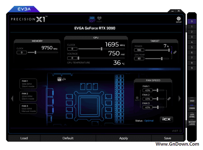 图片[1] - EVGA Precision X1(显卡超频工具) v1.3.7.0 多语免费版 - 青笺杂货铺 - 软件资源下载分享