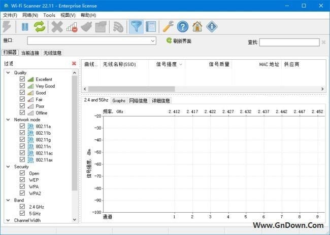 图片[1] - Wi-Fi Scanner(扫描分析无线网络) v22.11 多语便携版 - 青笺杂货铺 - 软件资源下载分享