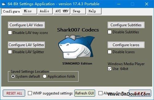 图片[1] - STANDARD Codecs Portable 64-Bit v18.0.7 - 青笺杂货铺 - 软件资源下载分享