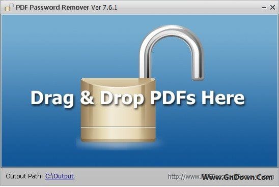 图片[1] - PDF Password Remover(PDF解密工具) v7.6.1 免费版 - 青笺杂货铺 - 软件资源下载分享