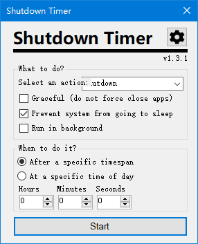 图片[1] - Shutdown Timer Classic(关机计时器经典版) v1.3.1 绿色版 - 青笺杂货铺 - 软件资源下载分享