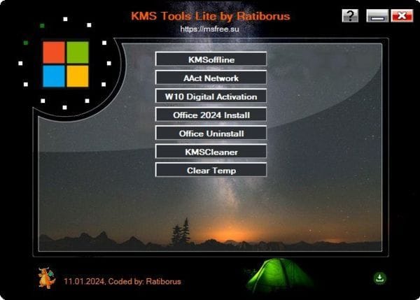 Ratiborus KMS Tools Lite(激活工具集成包) v2024.12.30 - 青笺杂货铺 - 软件资源下载分享