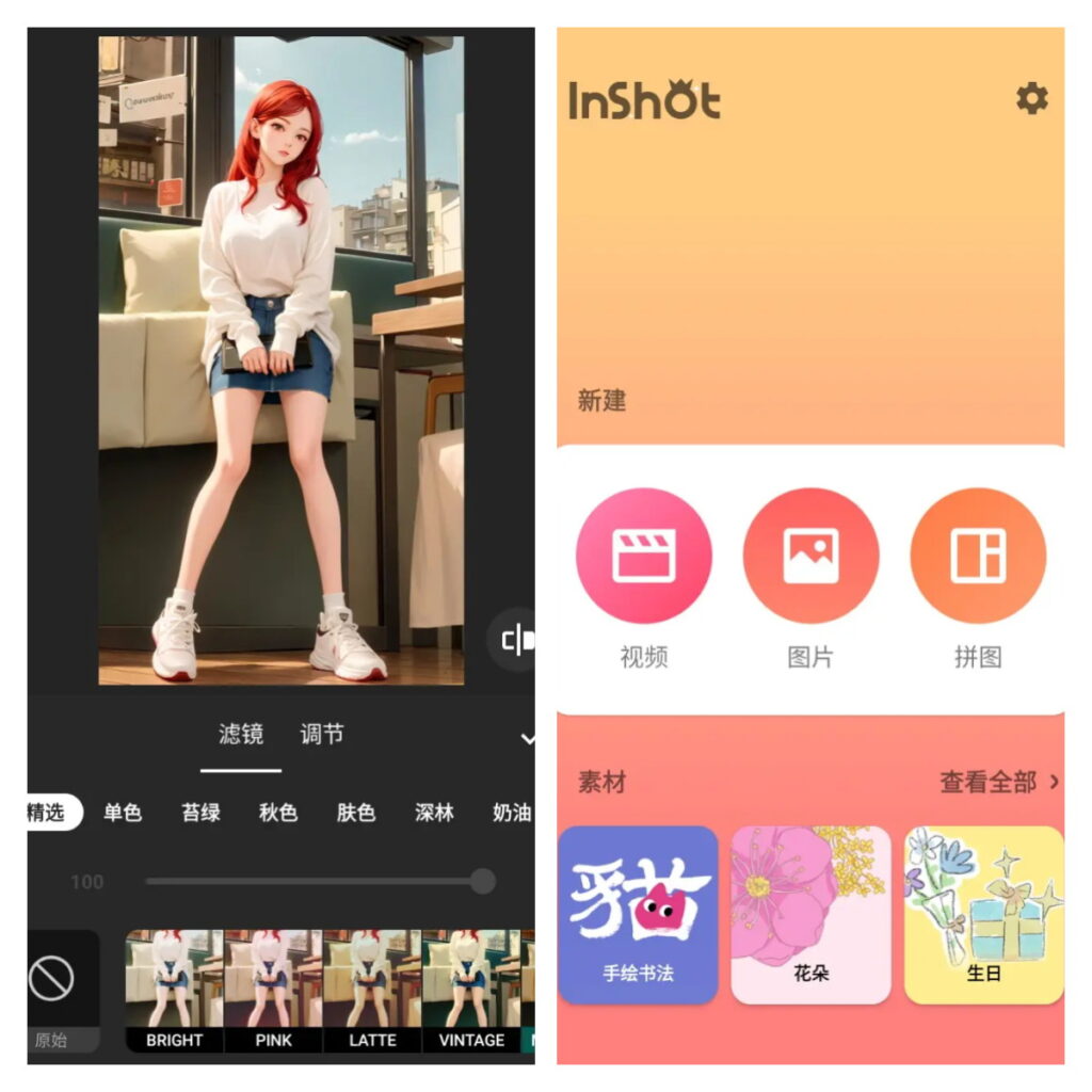 图片[1] - InShot视频编辑 v2.101.1476 解锁VIP会员专业版 - 青笺杂货铺 - 软件资源下载分享