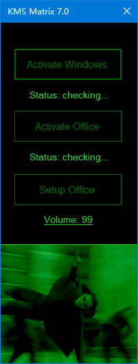 图片[1] - KMS Matrix(windows/office⼀键激活⼯具) v7.0 绿色版 - 青笺杂货铺 - 软件资源下载分享