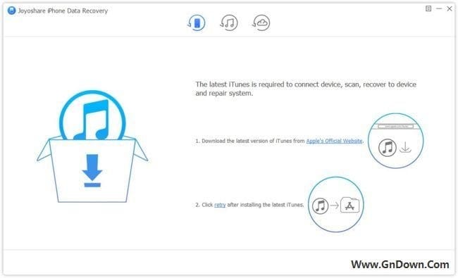 图片[1] - Joyoshare iPhone Data Recovery v2.4.0.47 便携版 - 青笺杂货铺 - 软件资源下载分享