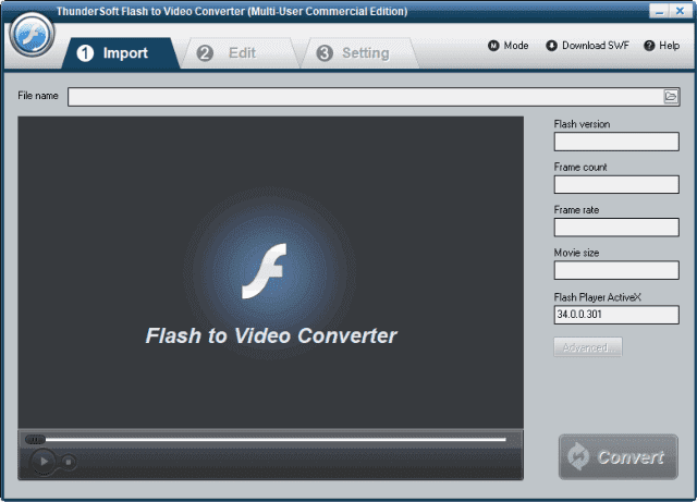 图片[1] - ThunderSoft Flash to Video Converter(Flash转换工具) v5.5.0 便携版 - 青笺杂货铺 - 软件资源下载分享