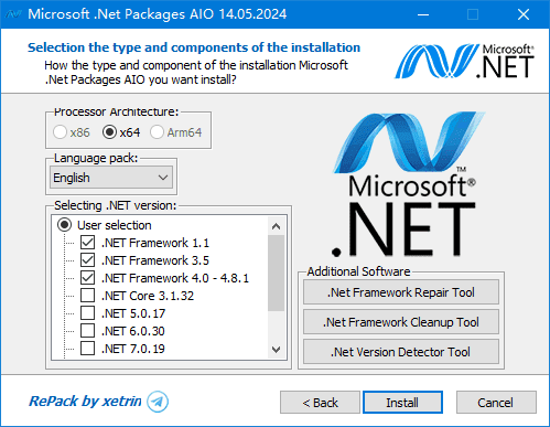 图片[1] - Microsoft .Net Packages AIO(.NET合集包) v25.02.25 - 青笺杂货铺 - 软件资源下载分享